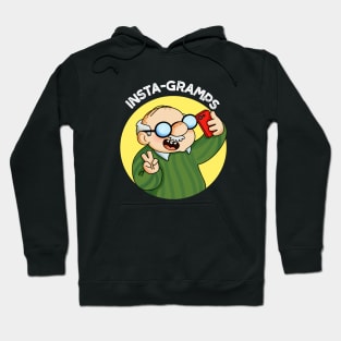 Instagramps Cute Social Media Grandpa Pun Hoodie